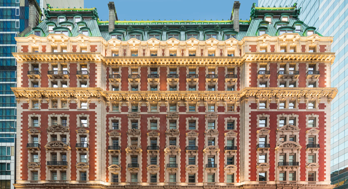 The Knickerbocker Hotell New York Eksteriør bilde The facade of the building